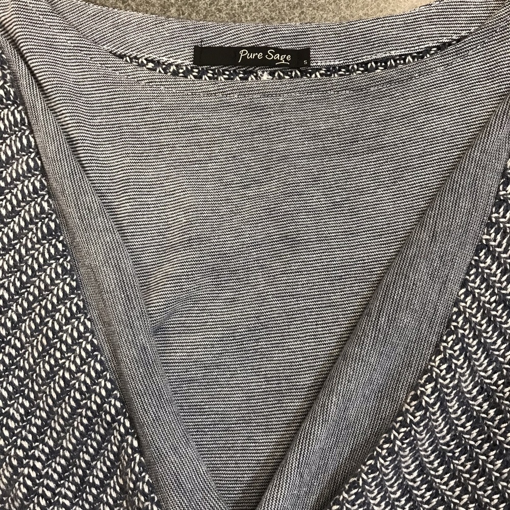 Anthropologie Light Blue Sweater Hi Lo Dolman - Picture 3 of 3
